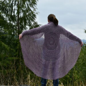 The Ketchikan Collection: Brown Mountain Pi Shawl