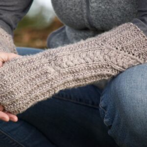 Misty Fjords Fingerless Mitts