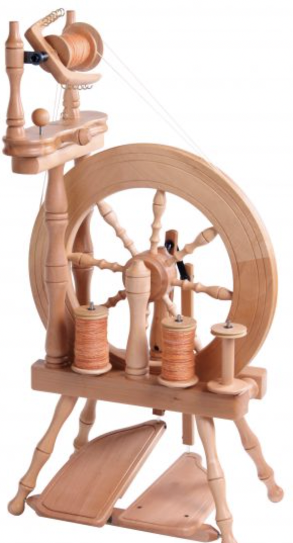 Ashford Traveller Spinning Wheel Double Treadle Double Drive