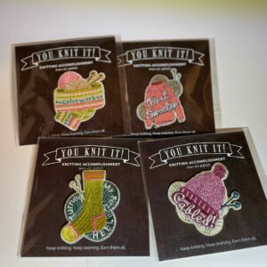 NNK Press Knitting Accomplishment Patches