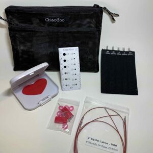 TWIST Interchangeable Needle Set Red Lace Mini US 000-1.5 (1.50mm-2.50mm)