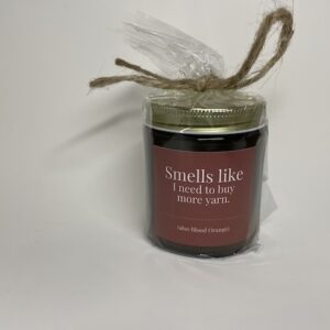 Hand-Poured Coconut Soy Wax Candles For Knitters