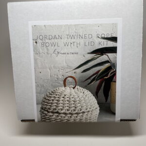 Jordan Twined Rope Bowl with Lid Kit