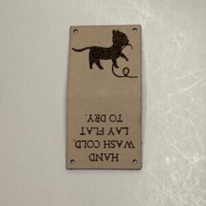 Feline Faithful Designs Leather Tags