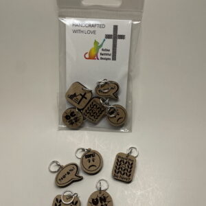 Feline Faithful Designs Mistakes Stitch Markers