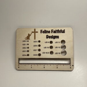 Feline Faithful Designs Needle Gauge