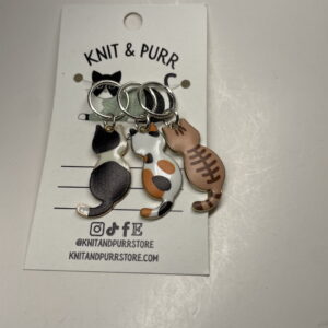Knit & Purr Stitch Markers & Progress Markers